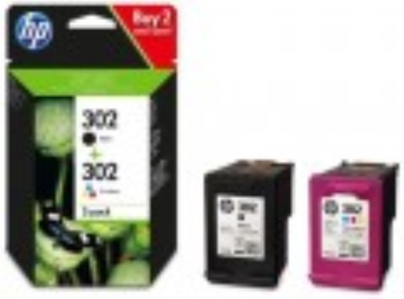 HEWLETT PACKARD Cartuccia per stampante originale HP 302 nero + colori